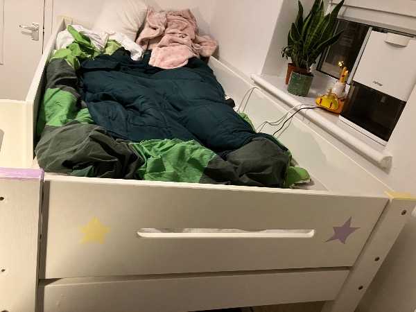 Great Little Trading Company mid-sleeper bed + Mattress