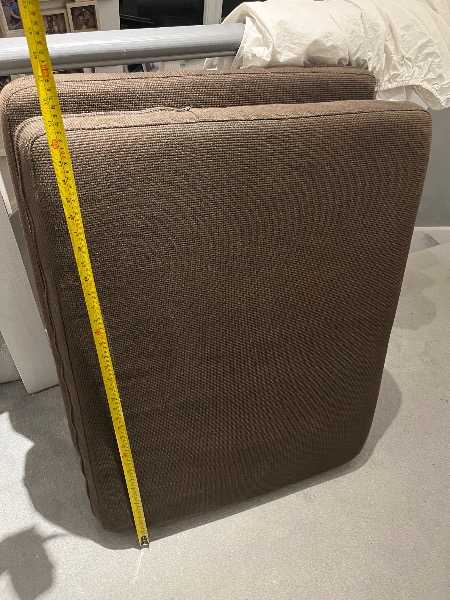 2 x large sofa/couch cushions