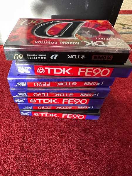 Unopened cassette tapes