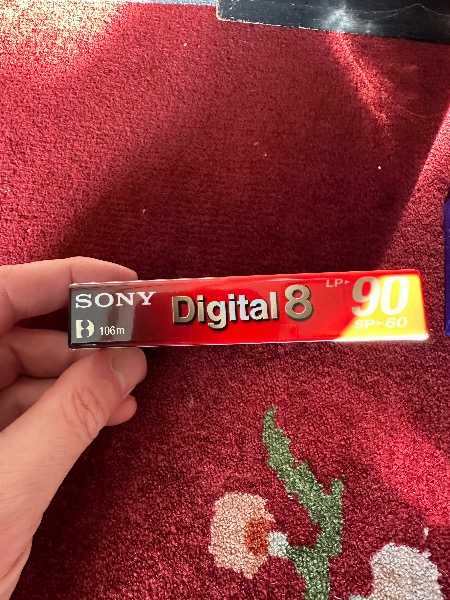 Digital 8 video cassette