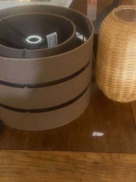 Two lamp shades