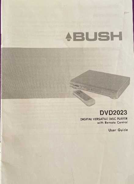 Bush DVD player