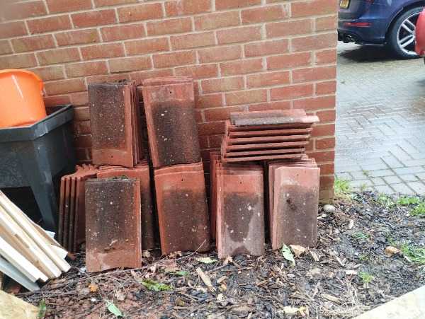 Concrete roof tiles- good hardcore