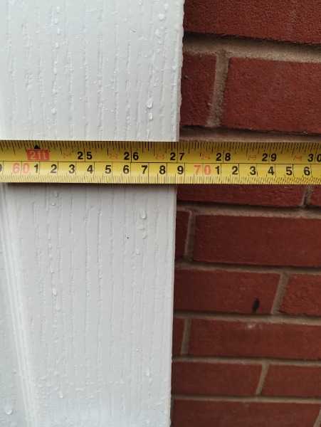 Internal door- dimensions in images