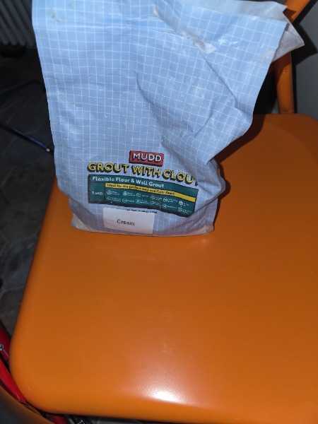 5 bags of floor grout