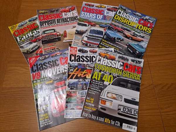 7 x Classic Car Magazines