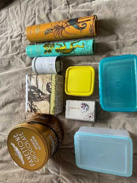 Free boxes metal tins