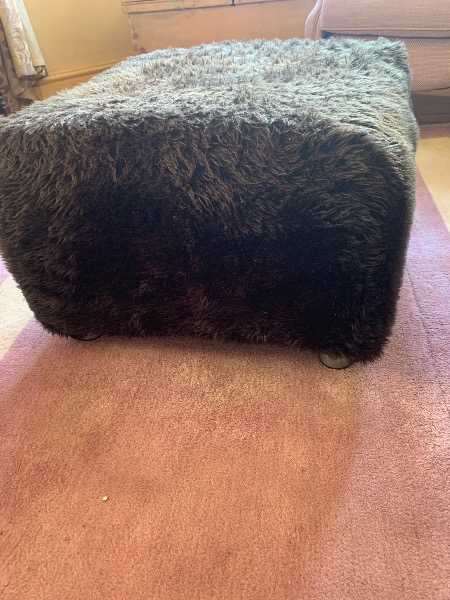 Furry Footstool
