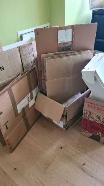 Cardboard boxes