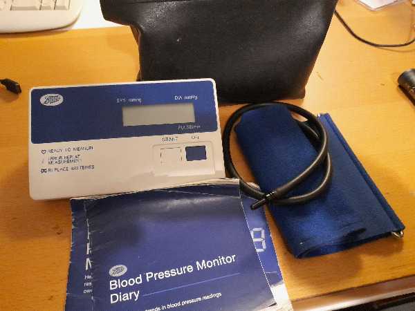 Blood pressure monitor .