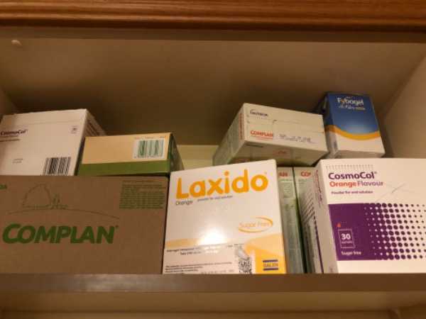 Selection of mostly food supplements