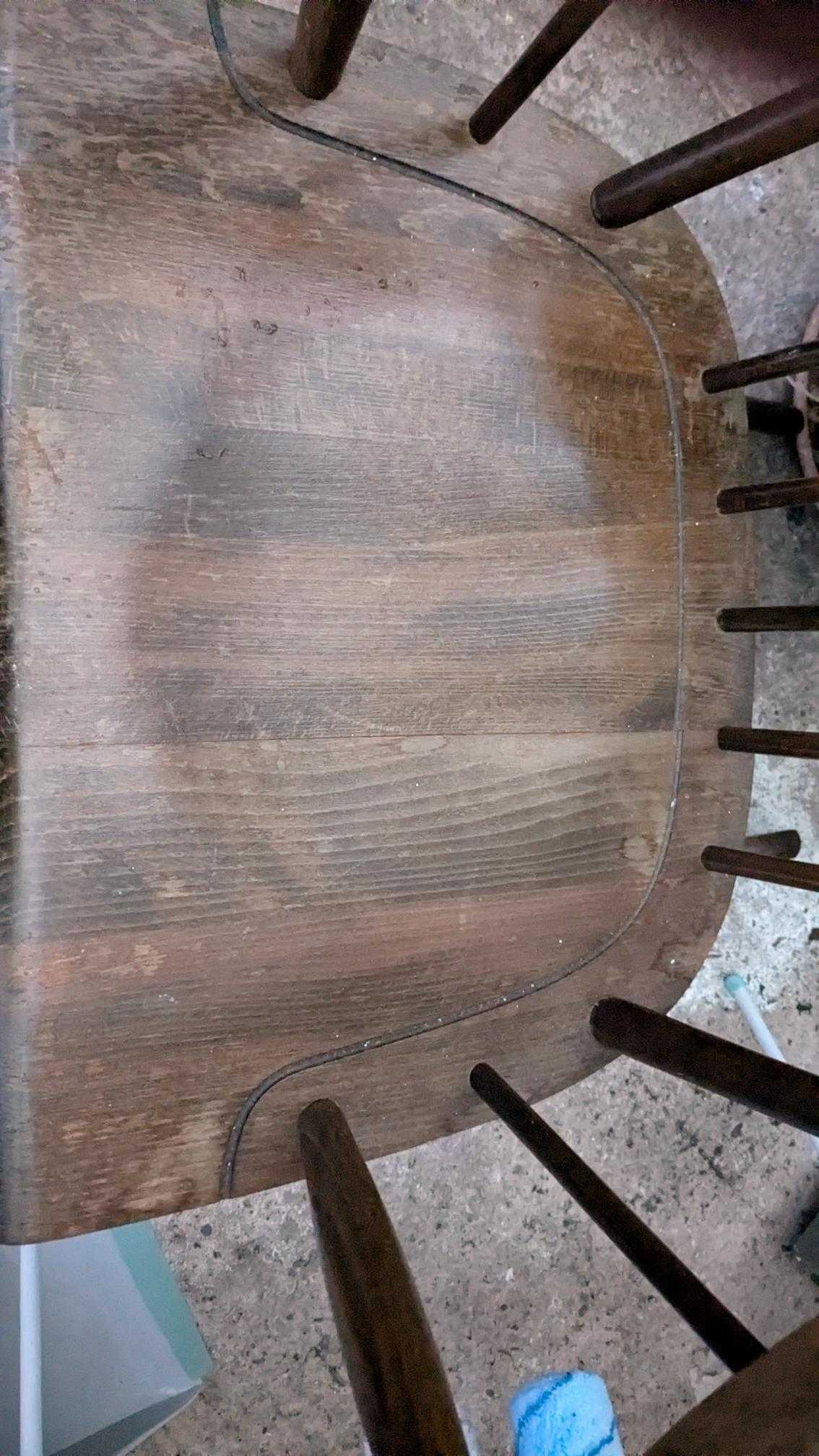 wooden rocking chair
