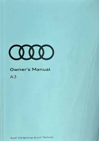 Audi A3 Owners Manual
