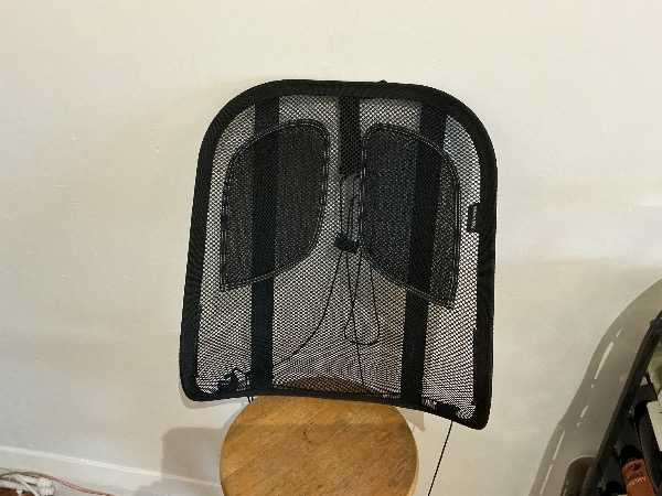 Back support for office chair