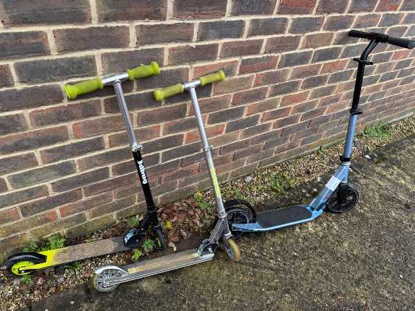 Scooters x 3