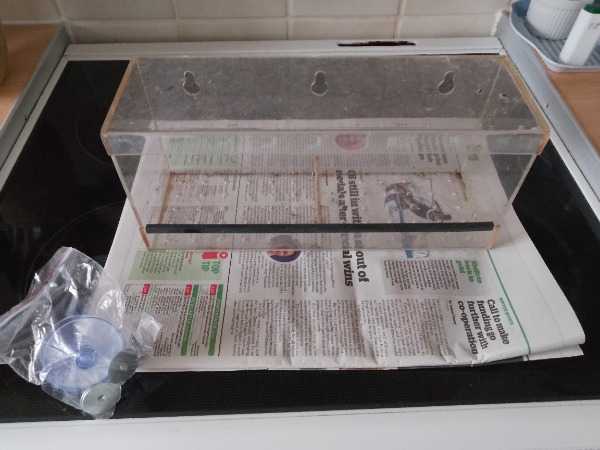 Being collected - Window mounted bird feeder