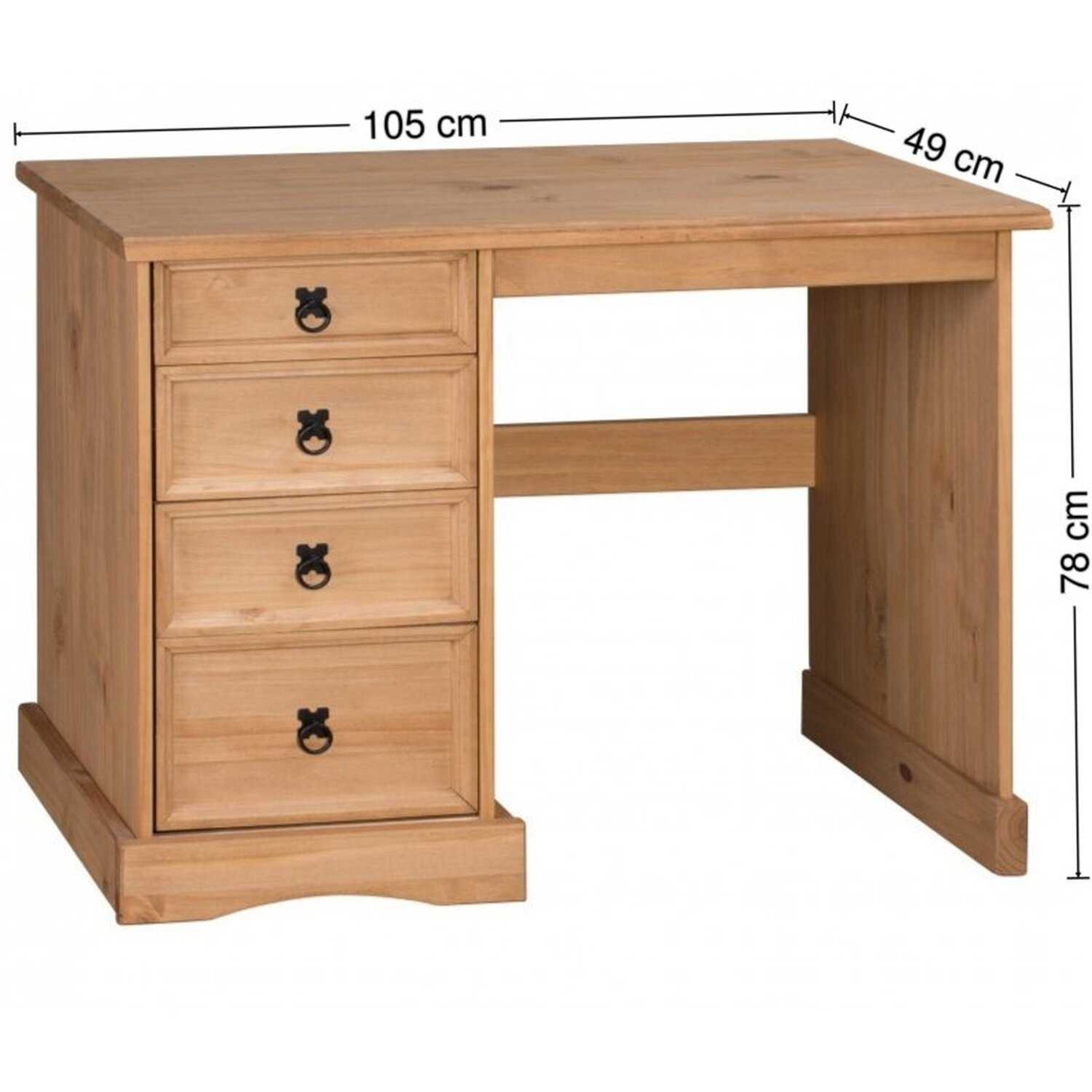 4 draw Corona Desk/dressing table