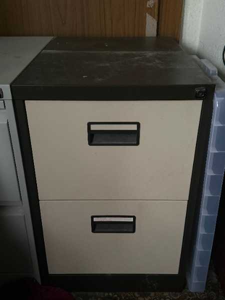Two 2-drawer Filing Cabinets